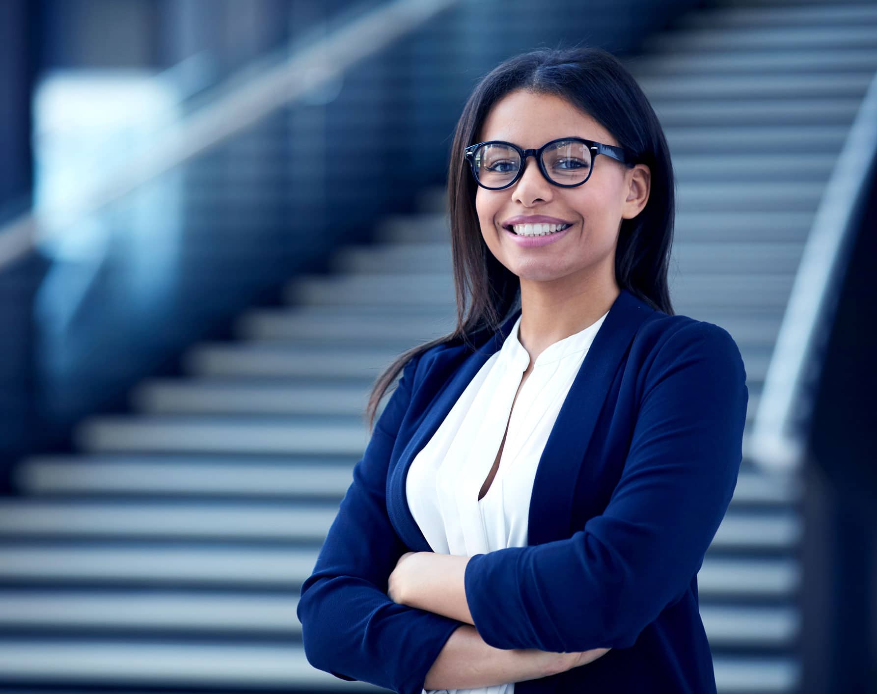 Smiling business woman